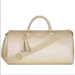 MICHAEL KORS GOLD TRAVEL WEEKENDER  DUFFEL BAG